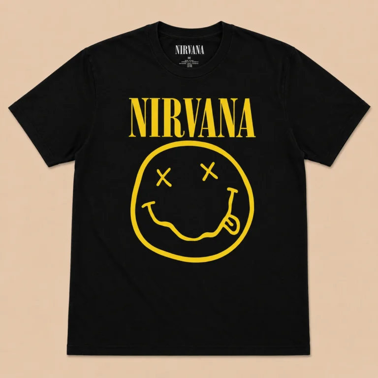 Nirvana Yellow Happy Face T-Shirt