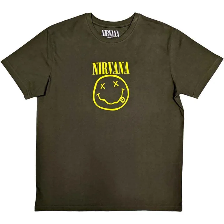 Nirvana Yellow Happy Face T-Shirt