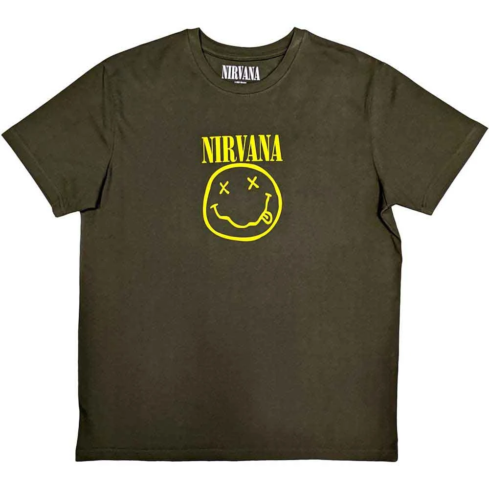 Nirvana Yellow Happy Face T-Shirt