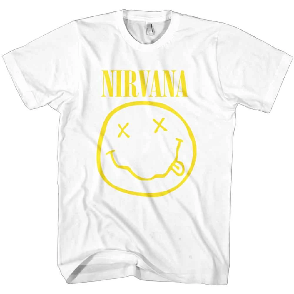 Nirvana Yellow Happy Face T-Shirt