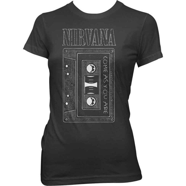 Nirvana As You Are Tape Ladies T-Shirt