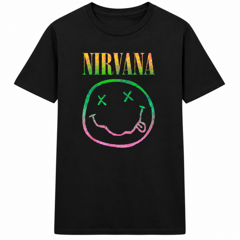 Nirvana Sorbet Ray Happy Face T-Shirt