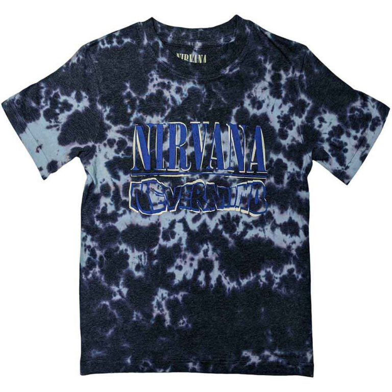 Nirvana Nevermind Wavy Logo T-Shirt