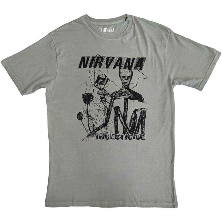 Nirvana Incesticide Stacked Logo T-Shirt