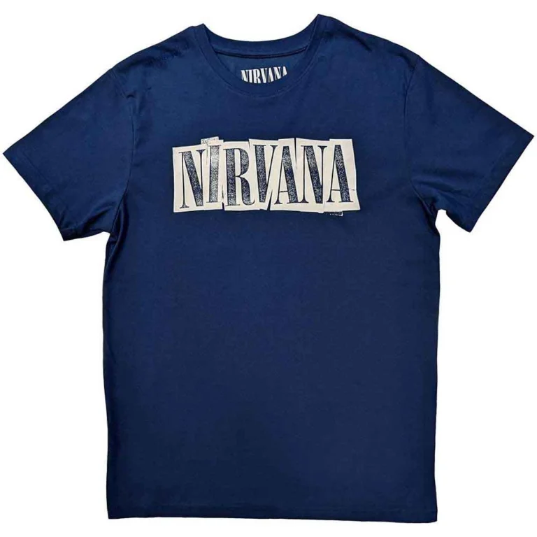 Nirvana Box Logo (Denim Blue) T-Shirt