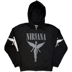 Nirvana In Utero Mono Zip Hoodie