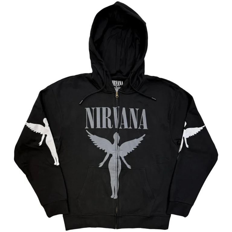 Nirvana In Utero Mono Zip Hoodie