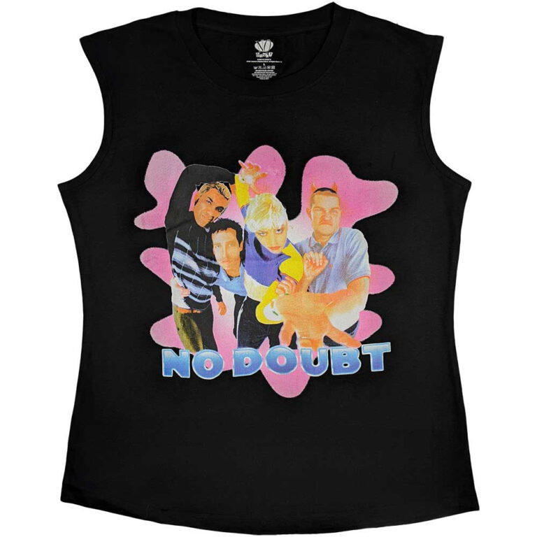 No Doubt Ladies Tank T-Shirt: Horns Black T-Shirt