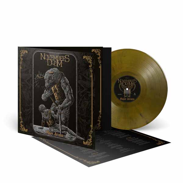 Novembers Doom – MAJOR ARCANA (GOLD/BLACK MARBLE VINYL) Vinyl LP