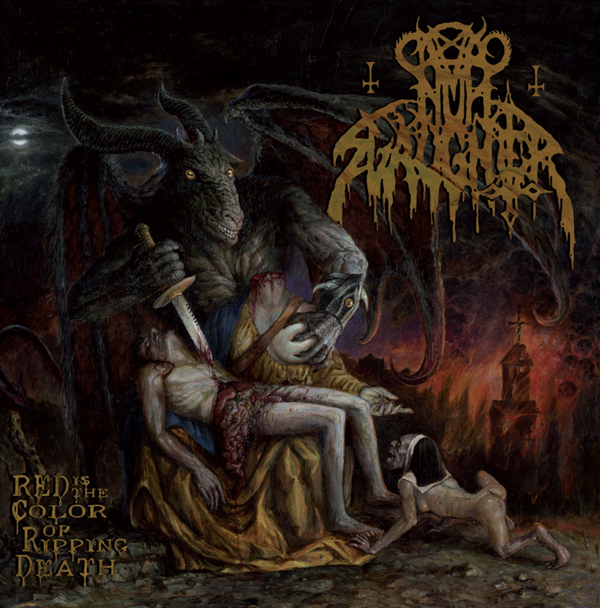 Nunslaughter – RED IS THE COLOR OF RIPPING DEATH  (RED DISC) CD