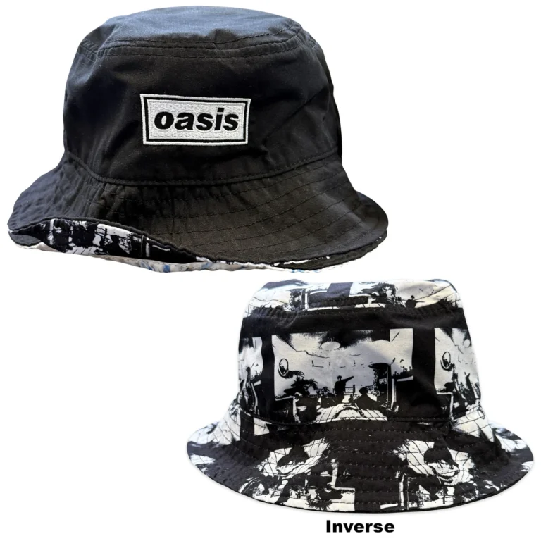 Oasis Decca Logo / Definitely Maybe Reversible Bucket Hat