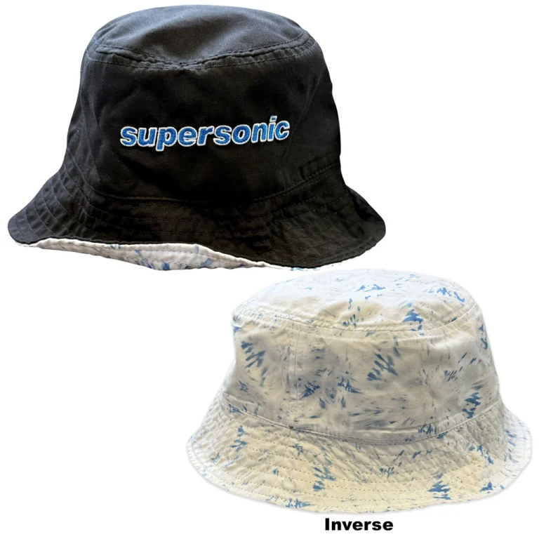 Oasis Supersonic / Tie Dye Reversible Bucket Hat