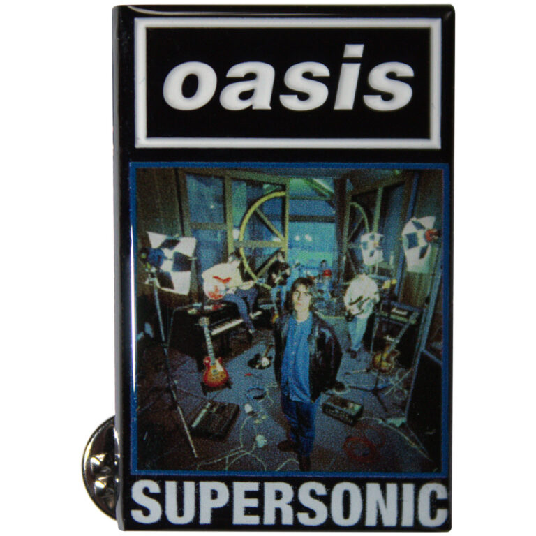 Oasis Supersonic Single Pin Badge