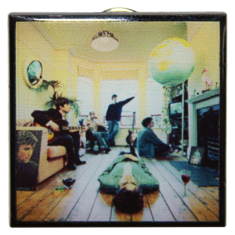Oasis Definitely Maybe Colour Album Pin Badge