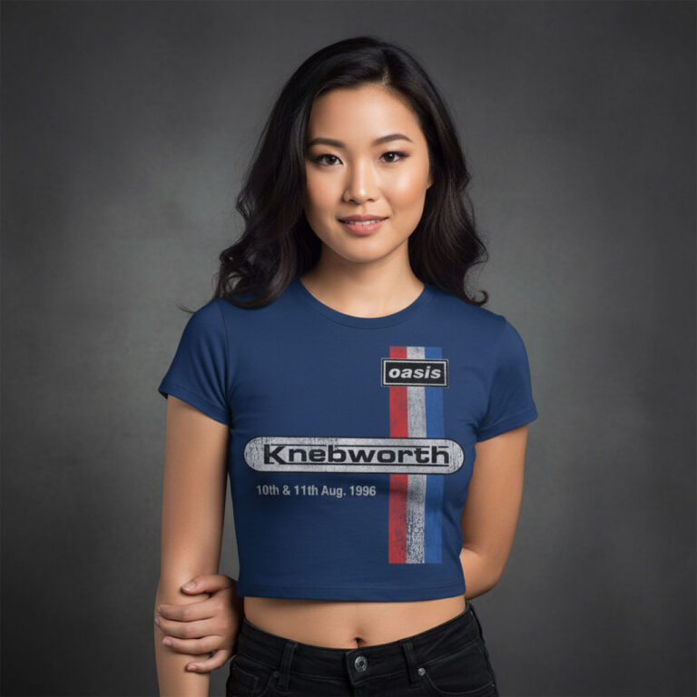 Oasis Knebworth ’96 Ladies Crop Top