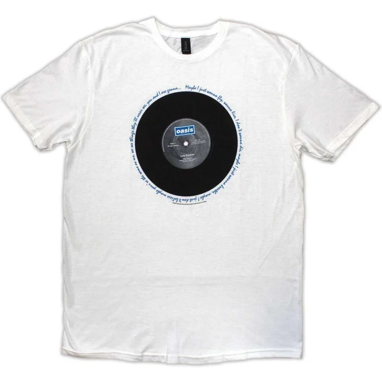 Oasis Live Forever Single T-Shirt