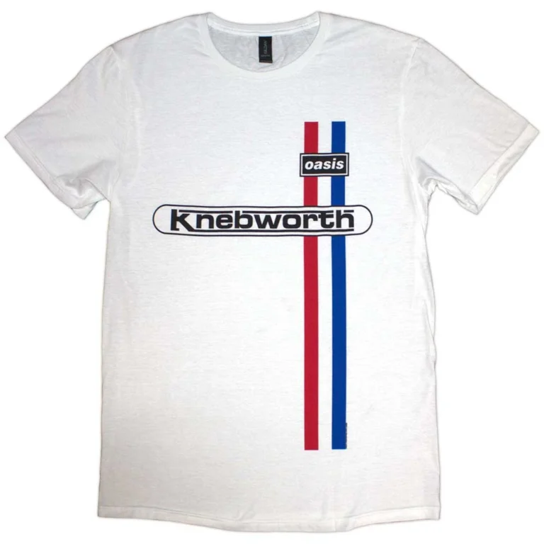 Oasis Knebworth Vertical Stripe T-Shirt