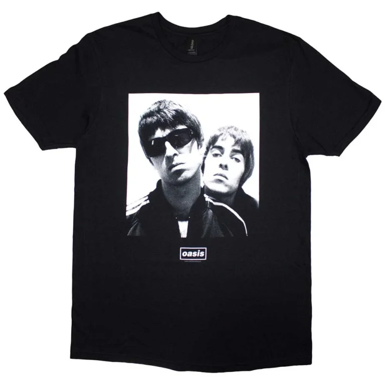 Oasis Noel & Liam Square Photo T-Shirt