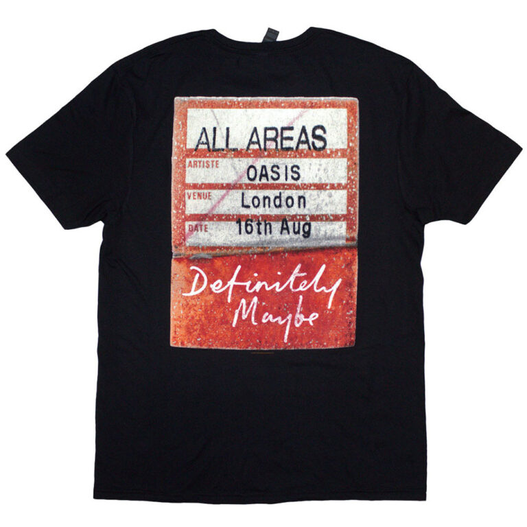 Oasis Definitely Maybe AAA Pass T-Shirt