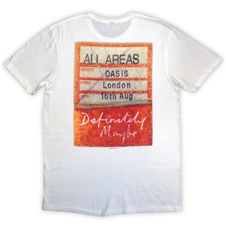 Oasis Definitely Maybe AAA Pass T-Shirt