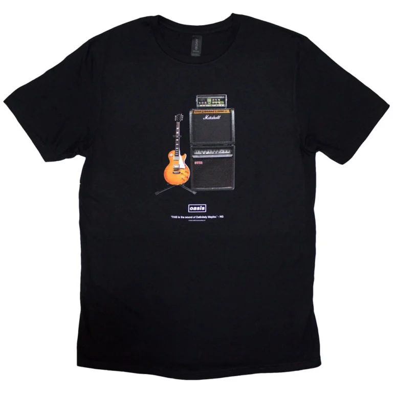 Oasis Definitely Maybe Guitar T-Shirt