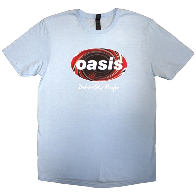 Oasis Definitely Maybe Union Jack Oval T-Shirt