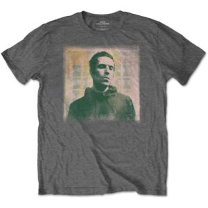 Liam Gallagher Monochrome Charcoal Grey T-Shirt