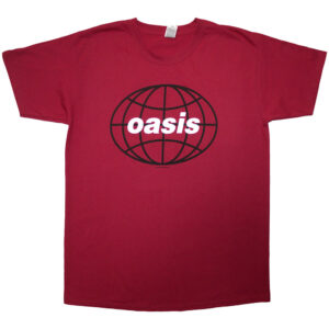 Oasis 1998 World Tour - South America Red Back Print T-Shirt