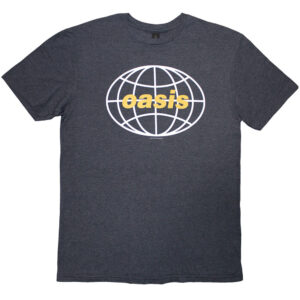 Oasis 1998 World Tour - USA/Canada Navy Blue Back Print T-Shirt