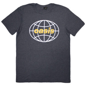Oasis Globe Logo Navy Blue T-Shirt