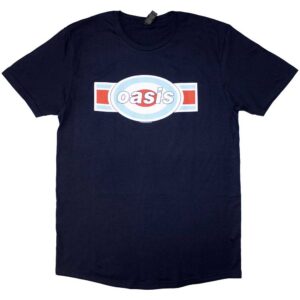 Oasis Oblong Target Navy Blue T-Shirt