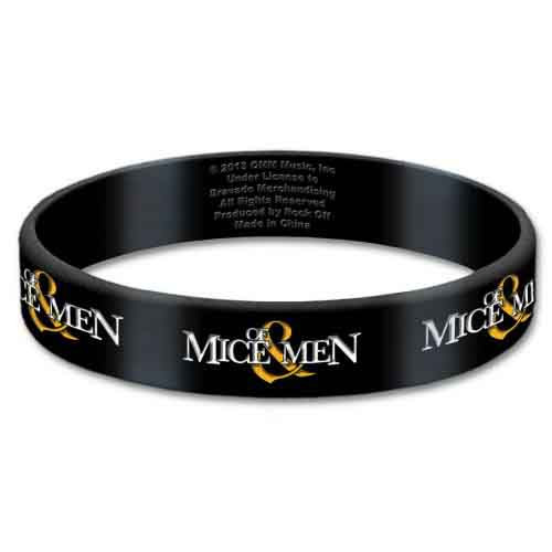 Of Mice & Men Logo Gummy Wristband