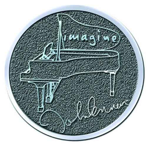 John Lennon Imagine HiChrome Pin Badge