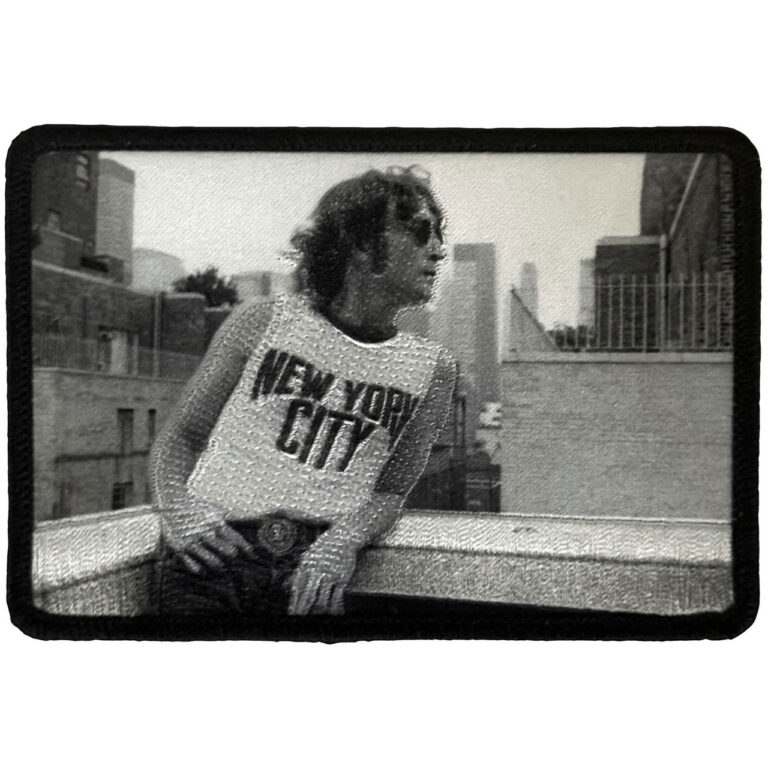John Lennon Leaning Printed Patch