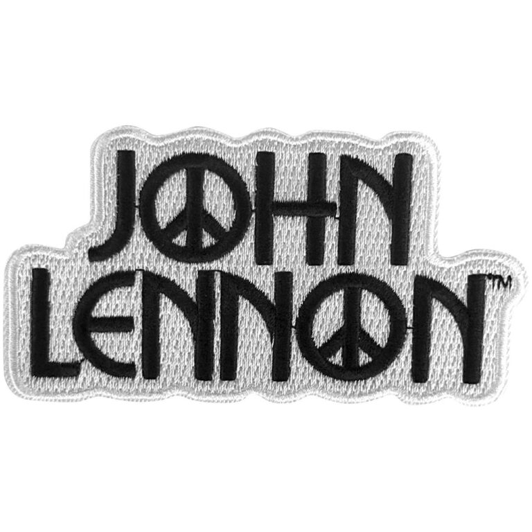 John Lennon Peace Logo Woven Patch