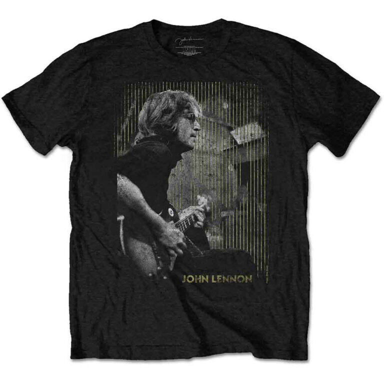 John Lennon Gibson Black T-Shirt