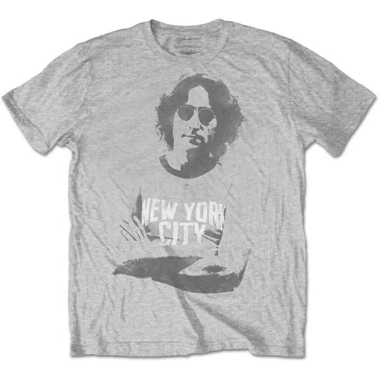 John Lennon New York City Tee Grey T-Shirt