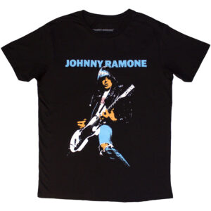 Johnny Ramone Ripped Denim Black T-Shirt