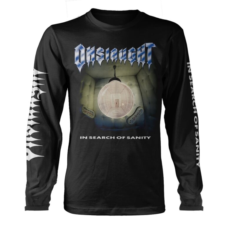 Onslaught – In Search Of Sanity Long Sleeved T-Shirt
