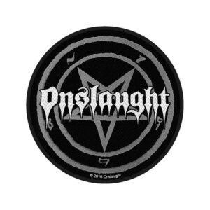 Onslaught Pentagram Standard Woven Patch