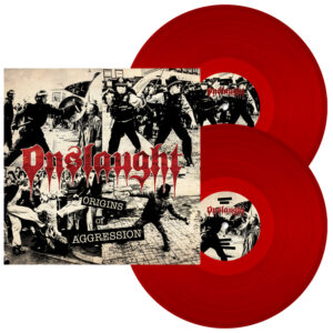Onslaught - ORIGINS OF AGGRESSION (2LP THERMONUCLEAR RED TRANSPARENT VINYL) Vinyl Double Album