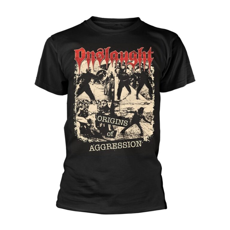 Onslaught – Origins Of Aggression Front / Back Print T-Shirt