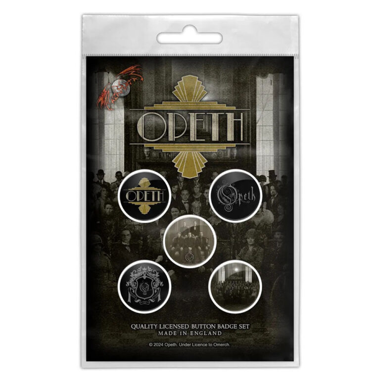 Opeth The Last Will And Testament Badge Pack