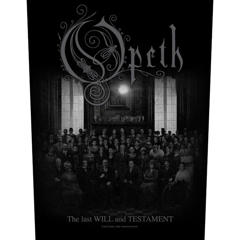 Opeth The Last Will And Testament Back Patch