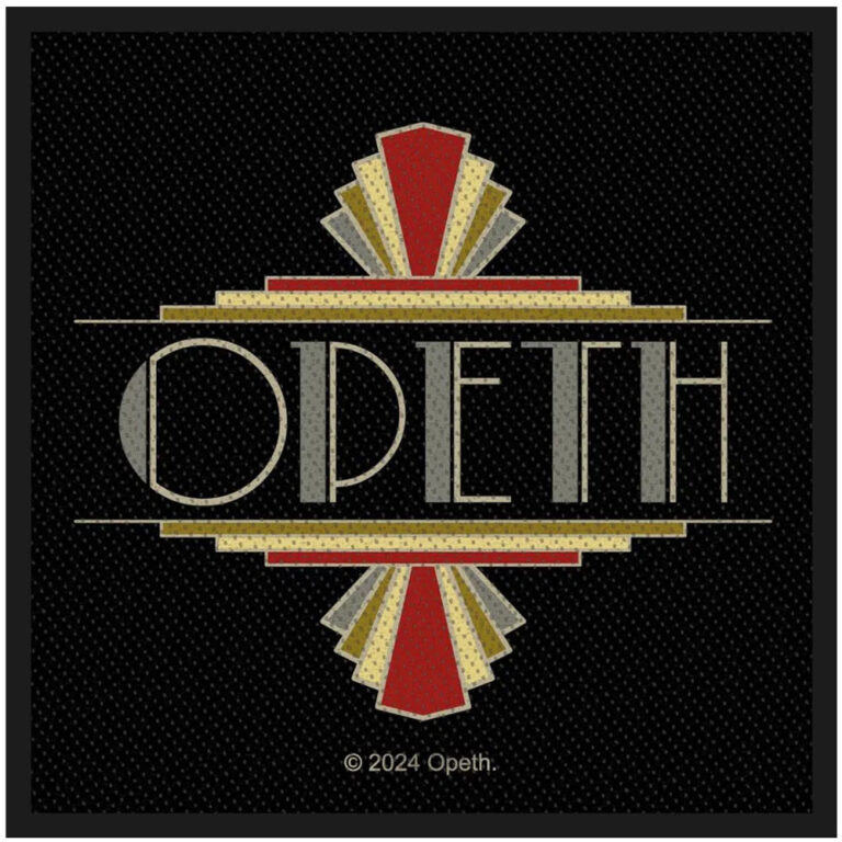 Opeth Art Deco Logo Woven Patch