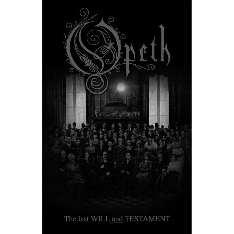 Opeth The Last Will And Testament Textile Poster