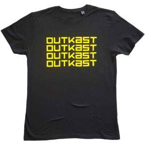 Outkast Logo Repeat Black T-Shirt