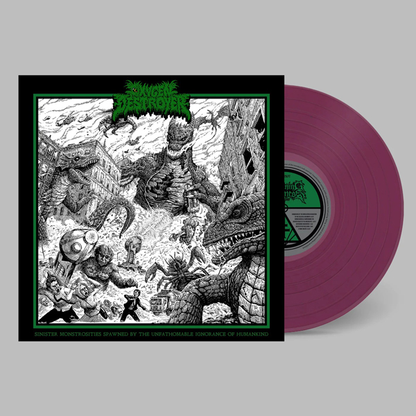 Oxygen Destroyer – SINISTER MONSTROSITIES SPAWNED BY THE UNFATHOMABLE IGNORANCE OF HUMANKIND (PURPLE VINYL) Vinyl LP