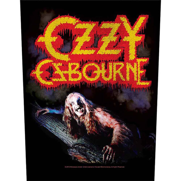 Ozzy Osbourne Bark At The Moon Back Patch