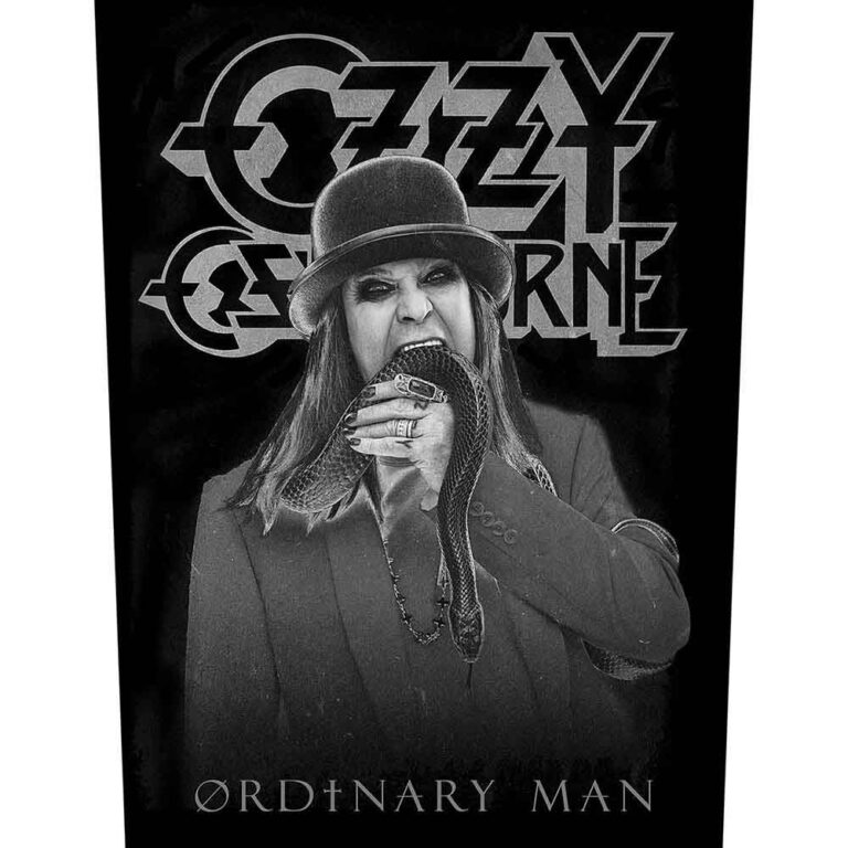 Ozzy Osbourne Ordinary Man Back Patch